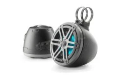 M3-650VEX-Mb-S-Gm-i Altoparlanti Coassiali M6 Da 165mm (6,5'') Con Illuminazione LED, Box Nero E Griglia Sportiva Grigio Metallizzato