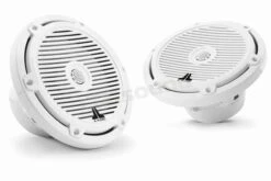 M3-770X-C-Gw Altoparlanti Coassiali Marini 20cm (70 Watt, 4 Ohm) Con Griglie Classiche Bianco Lucido