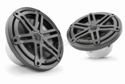 M3-770X-S-Gm Altoparlanti Coassiali Marini 20cm (70 Watt, 4 Ohm) Con Griglie Sportive Finitura Titanio