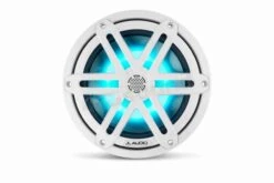 M3-770X-S-Gw-i Coassiali Da 20cm Con 70 Watt RMS, Griglia Sportiva Bianco Lucido E Illuminazione LED RGB -Jl Audio jl audio m3 770x s gw i num 3 pid 48713