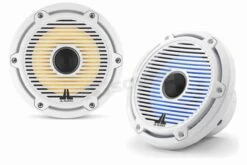 M6-650X-C-GwGw-i Coassiali 165mm Finitura Bianca, Griglia Classica - Illuminazione LED Variabile