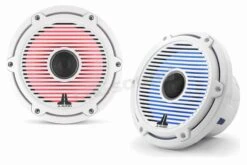 M6-770X-C-GwGw-i Coassiali 196mm Finitura Bianca, Griglia Classica - Illuminazione LED Variabile