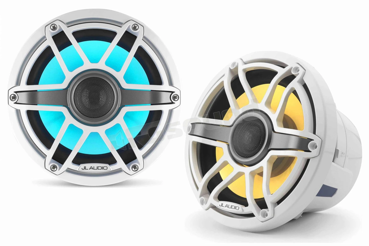 M6-880X-S-GwGw-i Coassiali 224mm Finitura Bianca, Griglia Sportiva - Illuminazione LED Variabile 3 M6-880X-S-GwGw-i Coassiali 224mm Finitura Bianca, Griglia Sportiva - Illuminazione LED Variabile