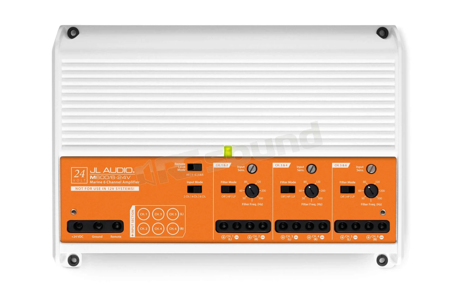 M600/6-24V Amplificatore 6 Canali 24 V In Classe D 3 M600/6-24V Amplificatore 6 Canali 24 V In Classe D