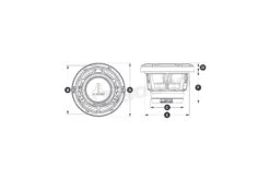 M880-CCX-SG-WH Coassiali Marini A Due Vie 224 Mm -Jl Audio jl audio m880 ccx sg wh num 4 pid 22787